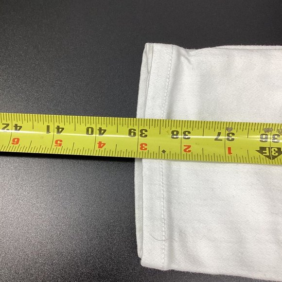 PAIGE Women’s Jimmy Jimmy Skinny Jeans Wreckage Distressed White Size 27 - Picture 8 of 9